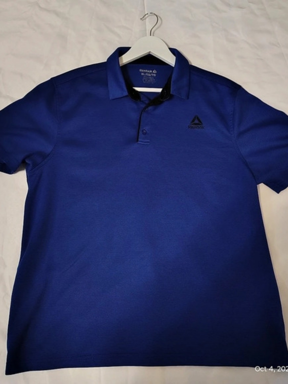 Reebok Men's Blue Polo Size XL Like New